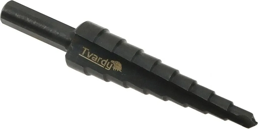 Punta a gradino HSS M2 TiAlN 4-12 mm | Punta di precisione per metallo e plastica, codolo cilindrico, incrementi di 1 mm, durevole e altamente resiliente.