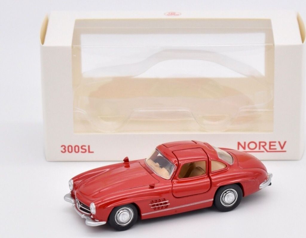 MERCEDES-BENZ 300 SL 1954 Rot - Jet-Car, NOREV351199, Maßstab1/43, NOREV