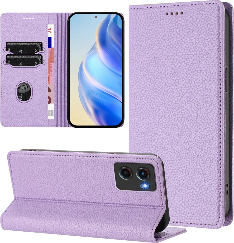 Recensione Cover Motorola Moto G05/E15: Pelle Litschi e Portafoglio - 3