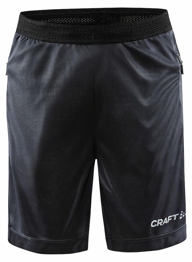 CRAFT Evolve Zip Pocket Shorts JR Asphalt 146/152