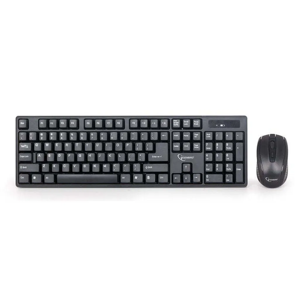 Dites adieu aux câbles avec ce Combo Clavier et Souris Sans Fil Gembird Noir