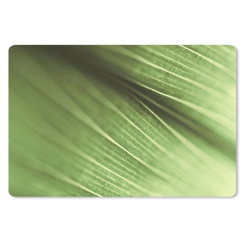 MuchoWow Mauspad Mousepad Makroaufnahme eines grünen botanischen Blattes 27x18 cm - Mousepads - Maus Mat - Pad - Mausunterlage - Büroartikel - ...
