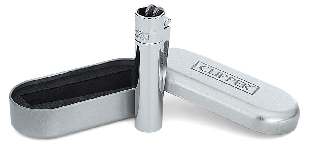 Clipper métal argent brillant Image du produit 
