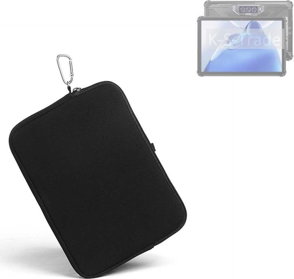 K-S-Trade Neopren Hülle kompatibel mit Oukitel RT7 Titan 4G Schutz Hülle Neoprenhülle Tablet-Hülle Tabletcase Tablet Schutz Gürtel Tasche Case