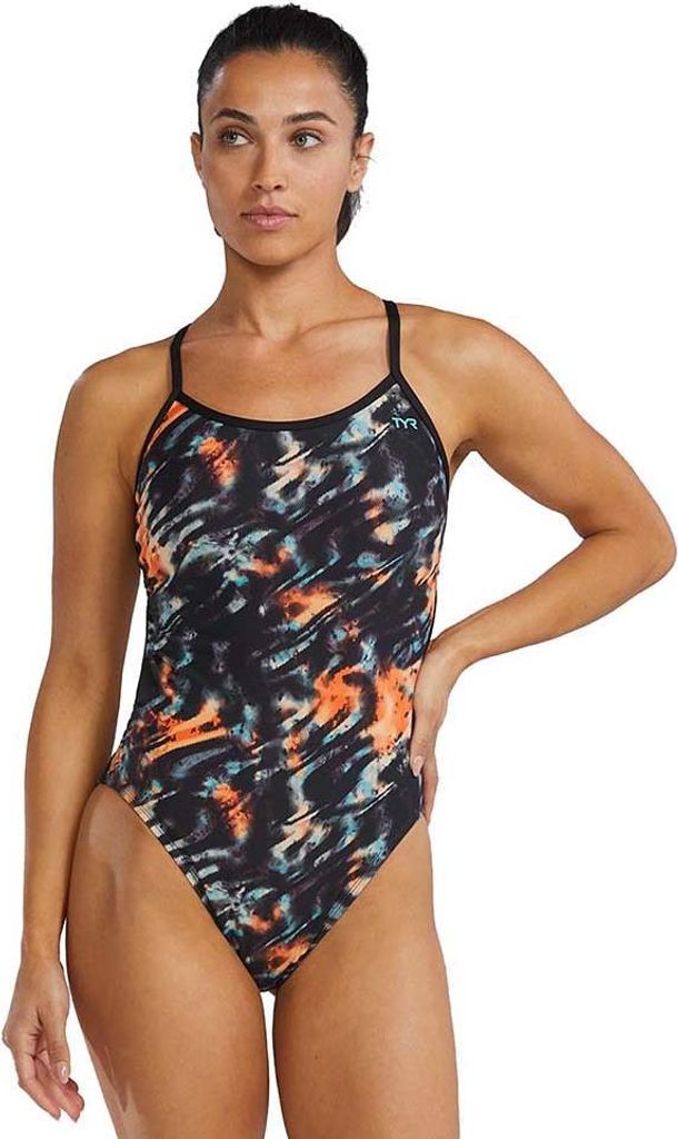 Tyr Durafast Elite Crosscut Tieback Validus Badeanzug Schwarz 26 Frau Schwarz 26