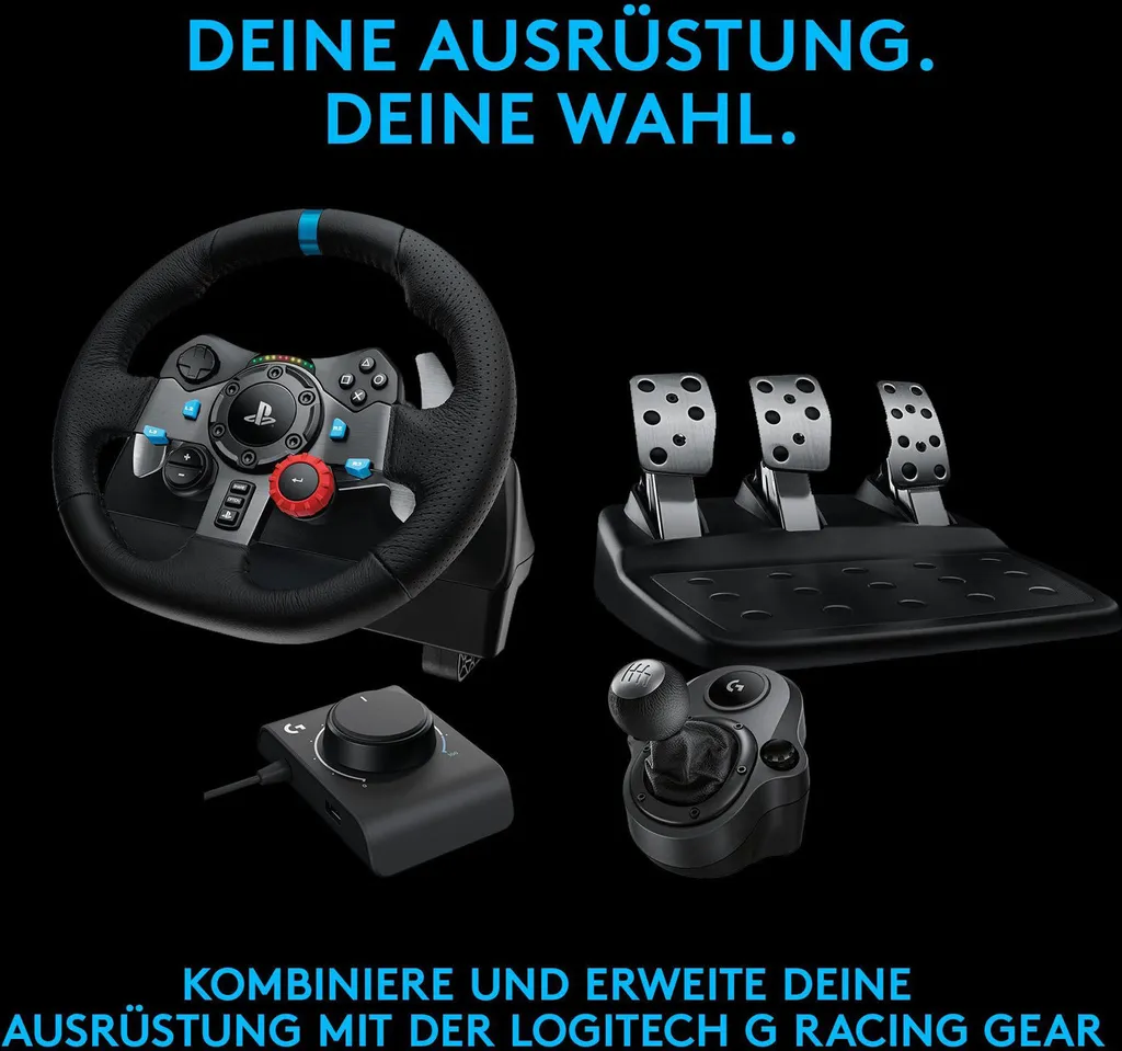 Pack Simulation Auto Logitech G29 et Casque A10 pour PS5, PS4 et PC VR - 13