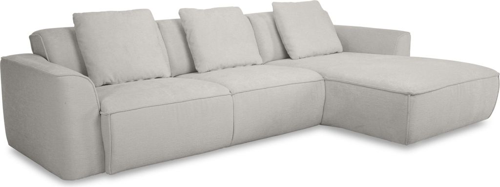Polsterecke SANSIBAR HASLUM BB 298x174 cm braun Ecksofa