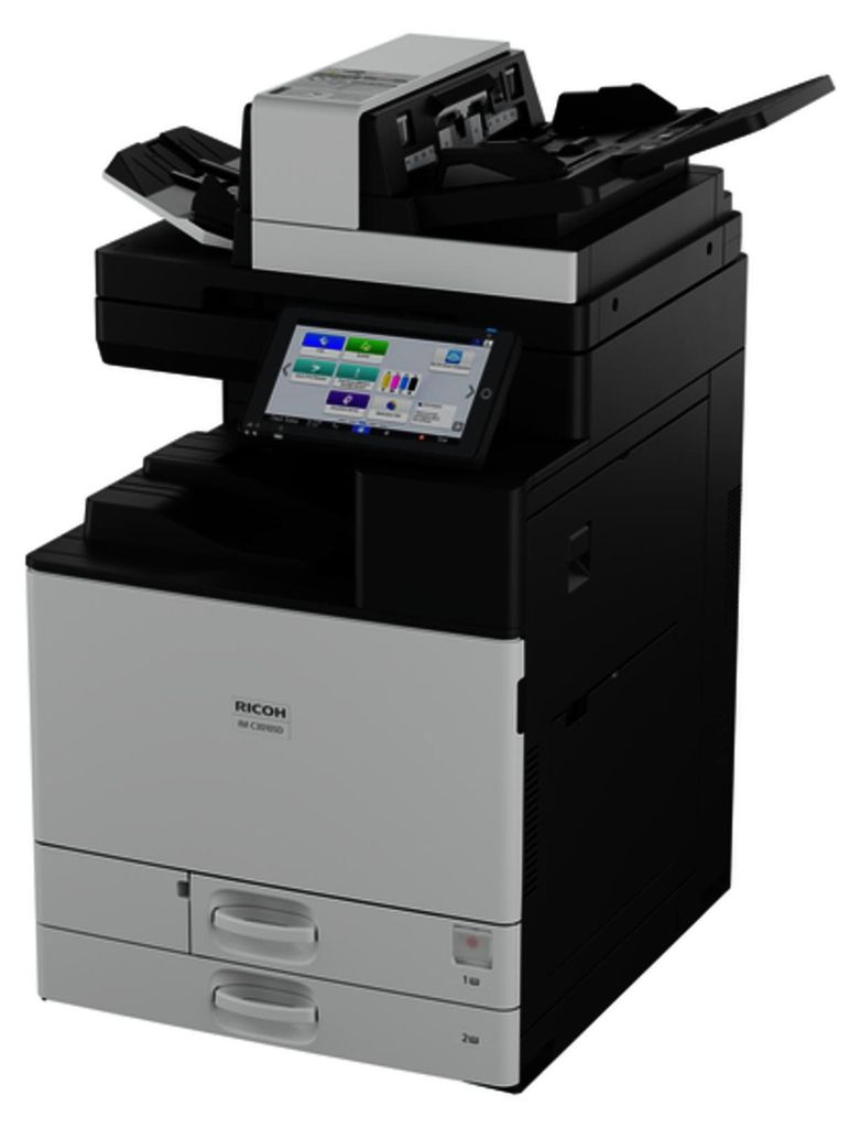 RICOH IM C3010SD, een A3-kleuren multifunctionele printer Productafbeelding 