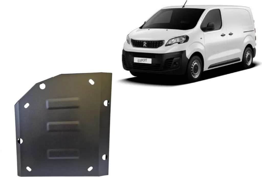 Protection anti-encastrement AdBlue en acier pour Peugeot Expert 3mm