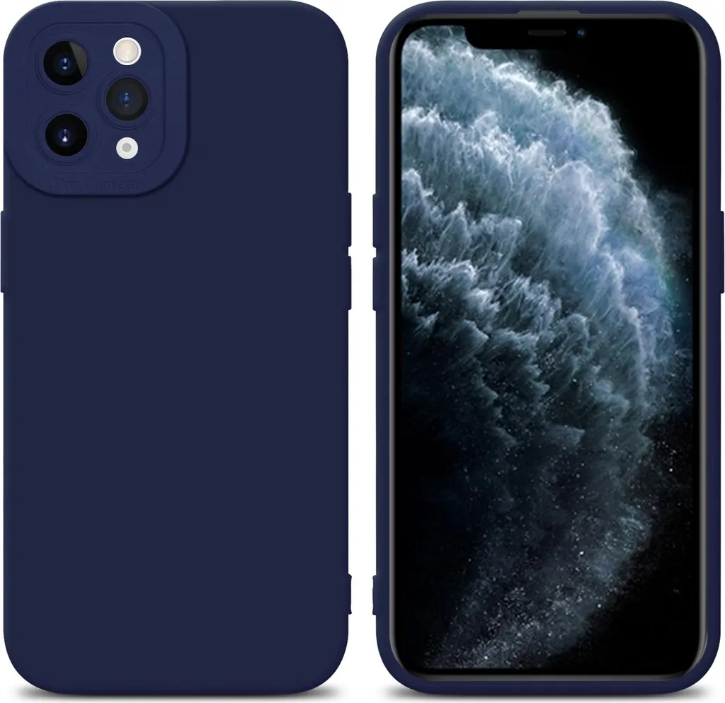 Custodia Cadorabo iPhone 11 PRO Blu - Protezione TPU Effetto Silicone