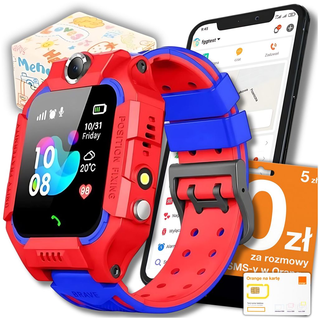 Smartwatch Dla Dzieci Zegarek Dziecięcy Lokalizator Lbs + Zdjęcie produktu 