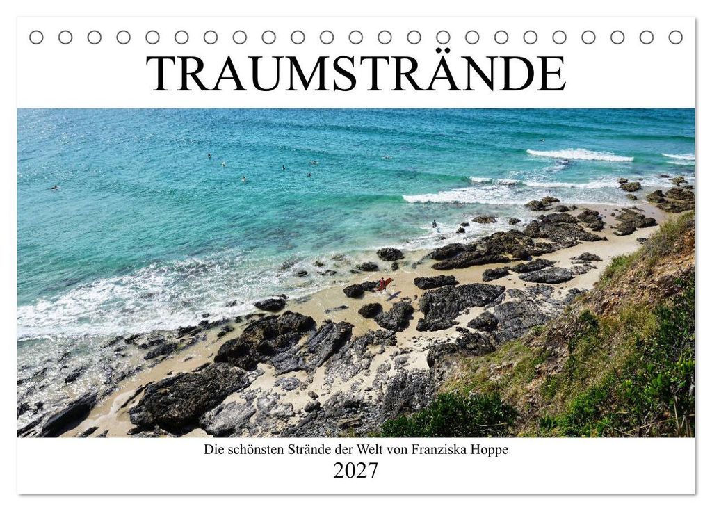Traumstrände - die schönsten Strände der Welt (Tischkalender 2027 DIN A5 quer), CALVENDO Monatskalender