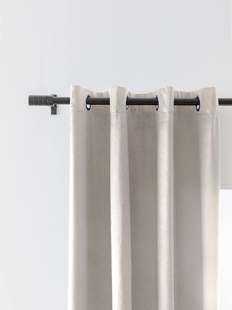 Záclona s očkami, 140x250 cm, biela, zatemňujúca Obrázok produktu 