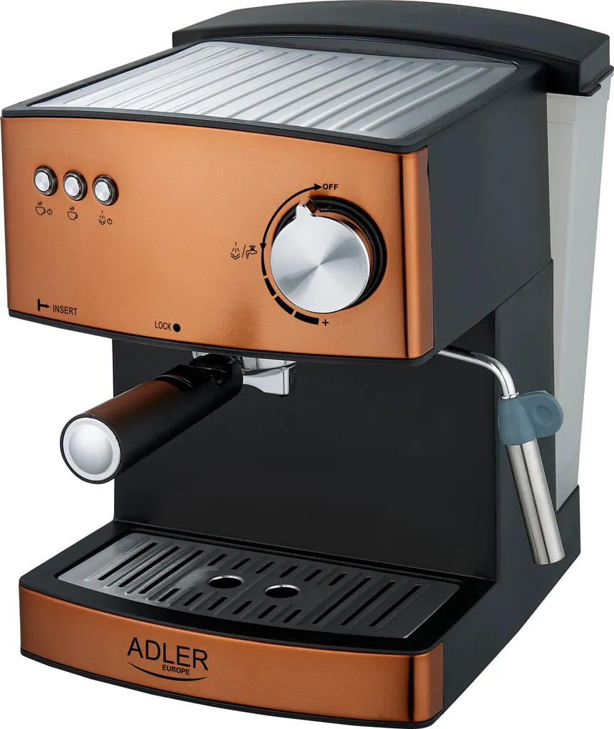 Adler AD 4404cr Machine à café expresso semi-automatique 1,6L crème