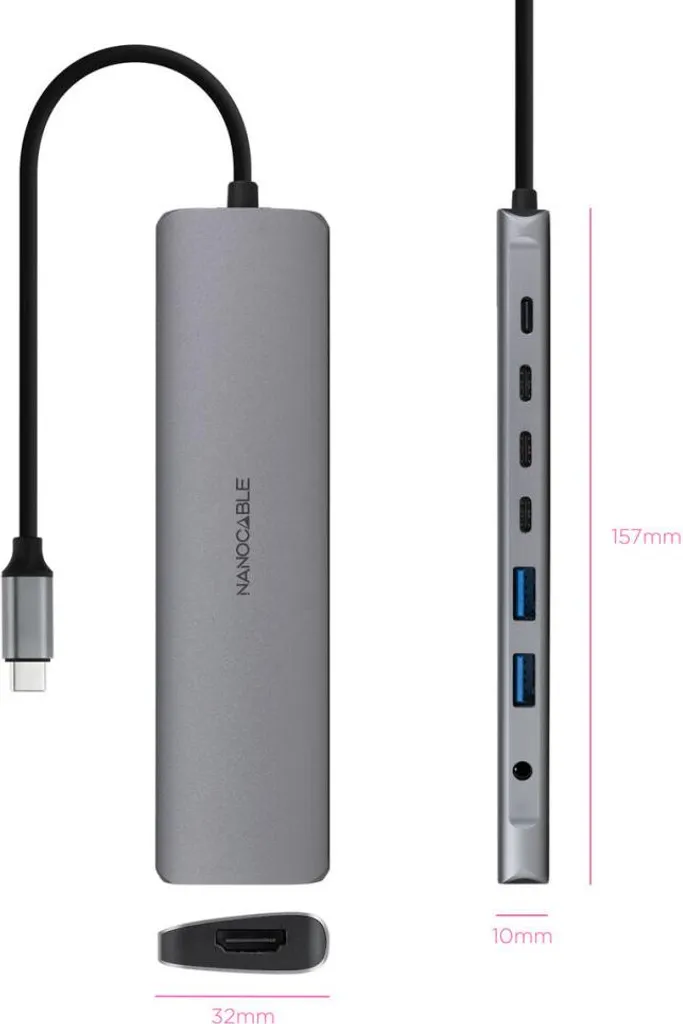 Câble USB Type-C 3.2 de charge rapide 100W pour Ordinateur et Smartphone