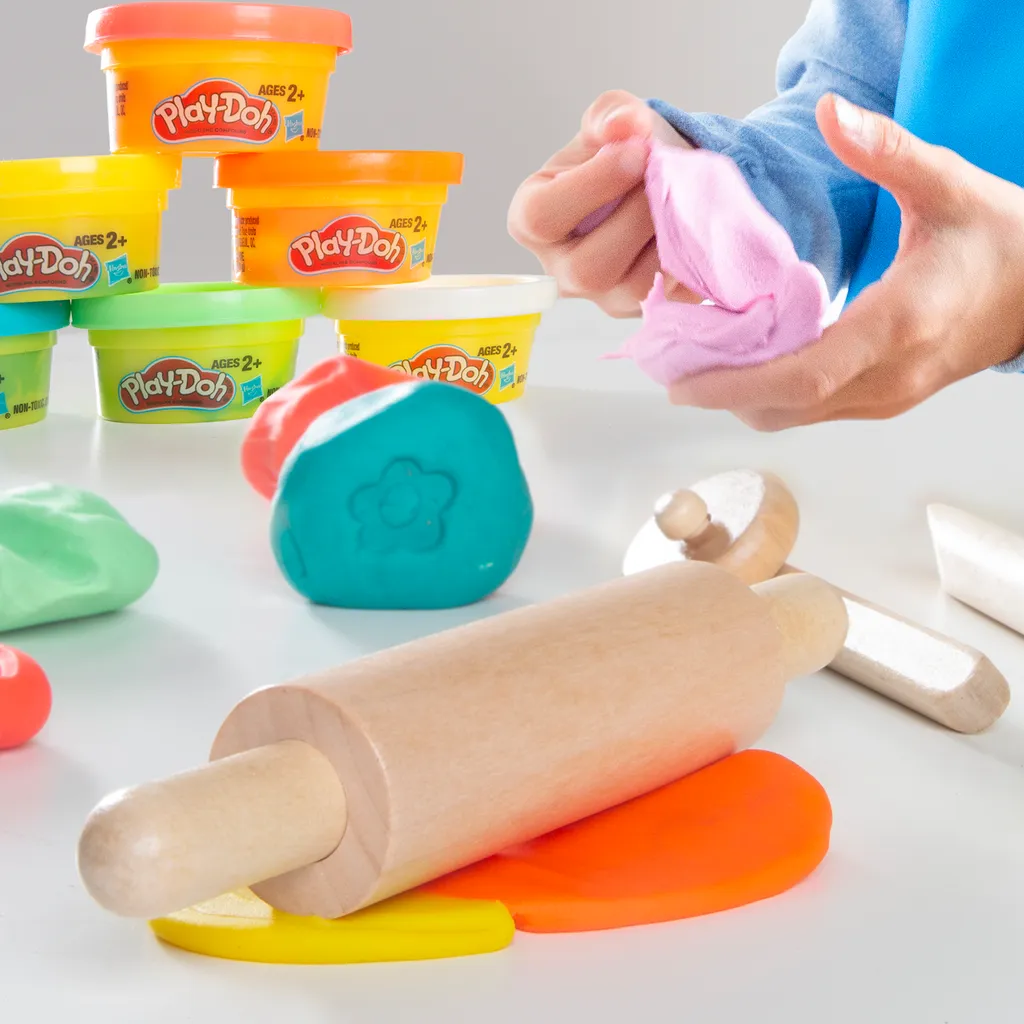 Set de jeu en bois table Play-Doh roba avec bac de rangement