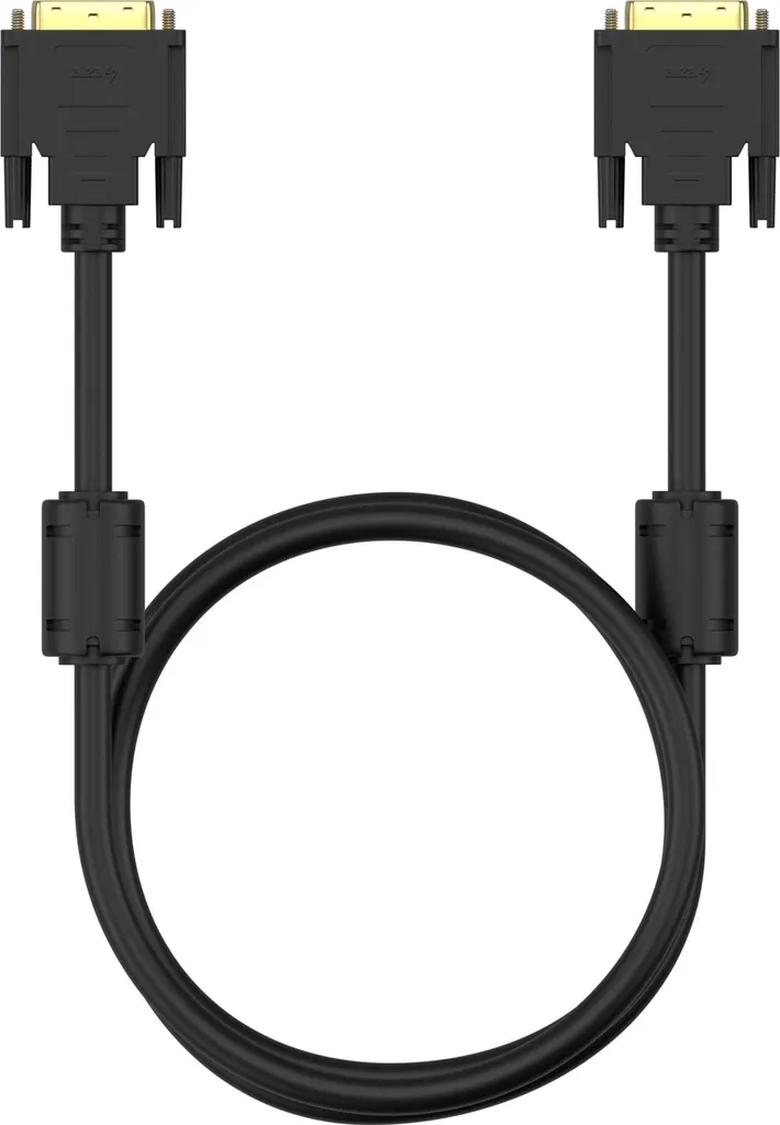 Câble DVI-D Dual Link AlzaPower 2m Noir - Blindage Renforcé Haute Qualité