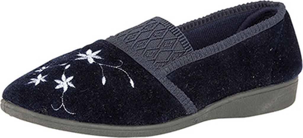 Zedzzz Damen Joanna Hausschuhe DF1319 (8 UK/42 EU) (Marineblau)