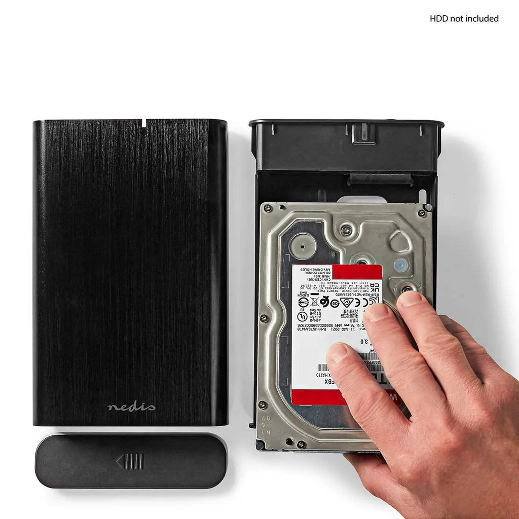 Récupérez vos Données avec le Boîtier Disque Dur 3.5 Nedis USB 3.1