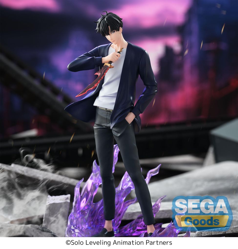 Statua in PVC Solo Leveling XrossLink di Sung Jinwoo, 18 cm Immagine del prodotto 