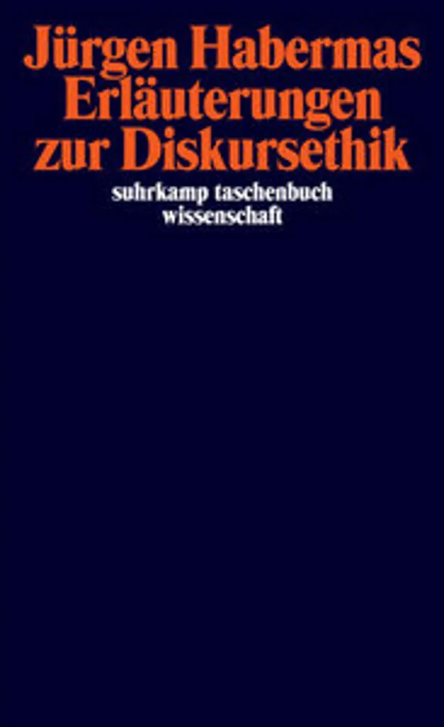 Théorie de l'Éthique avec Erläuterungen zur Diskursethik en Allemand