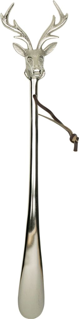 Mars & More Schuhlöffel HIRSCH Geweih Metall Silber Schuhanzieher Schuh Anzieher