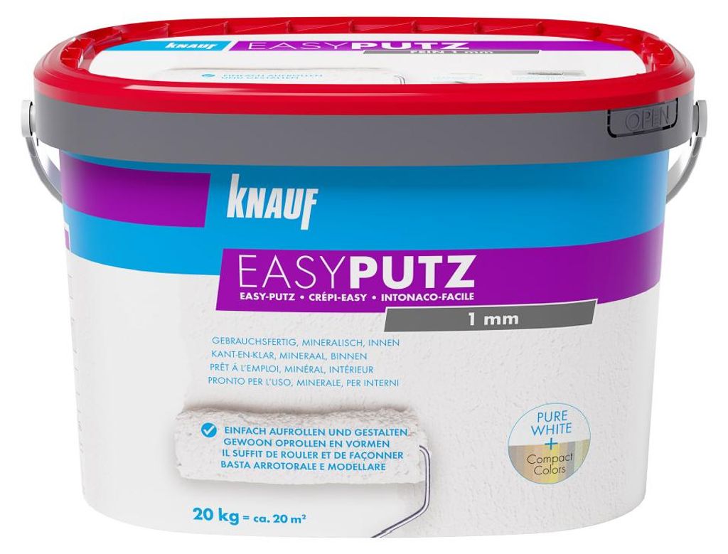 Knauf EasyPutz Streichputz 20 kg 1 mm weiß Produktbild 