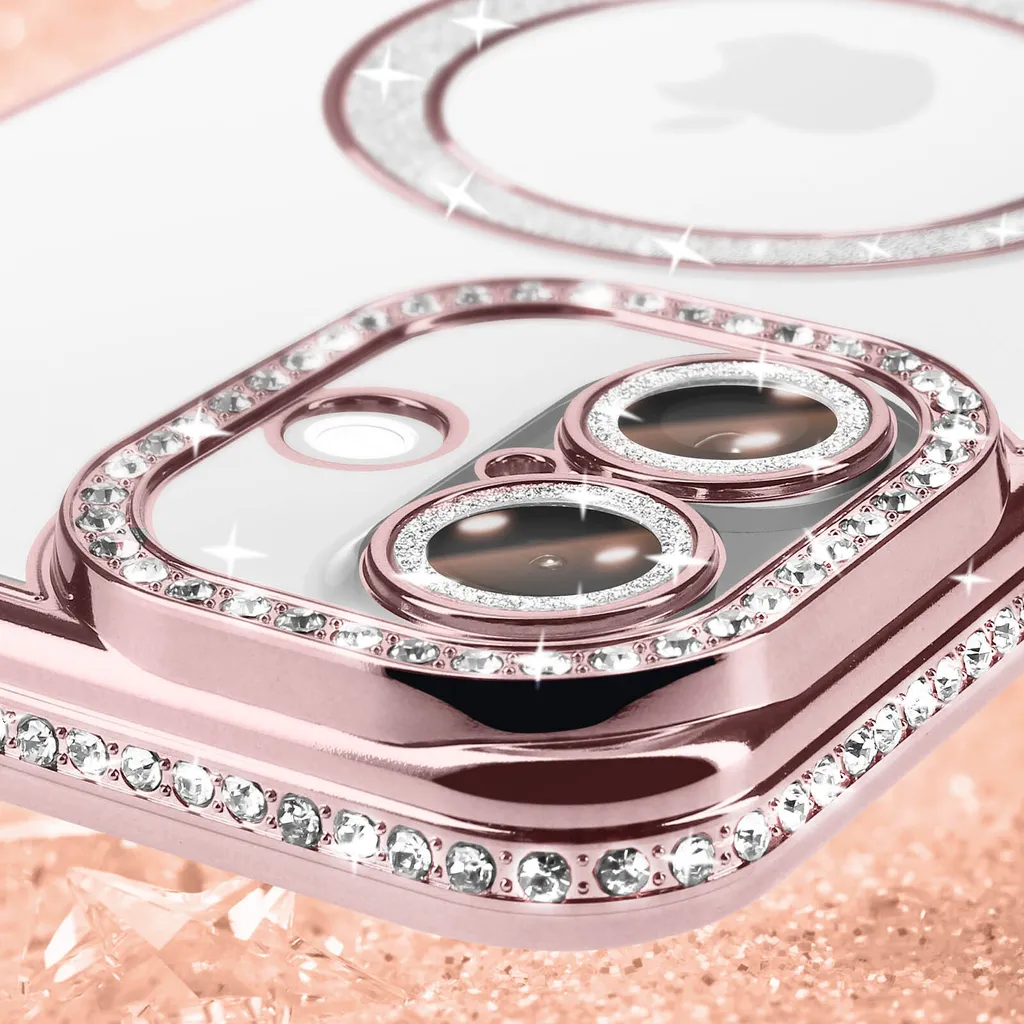Cover OtterBox Symmetry Clear per iPhone 16 Pro compatibile MagSafe - Rosa