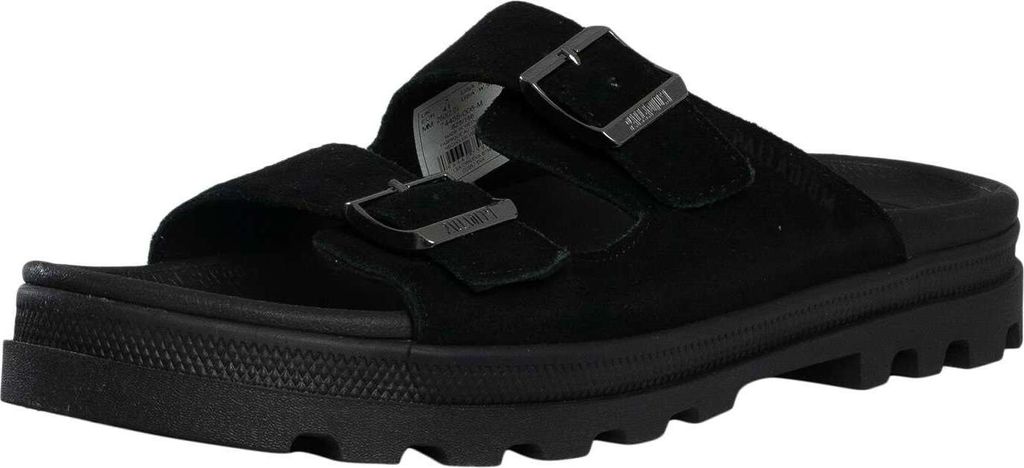 Palladium Dunelite Riviera Wildledersandalen, Schwarz 43 EU