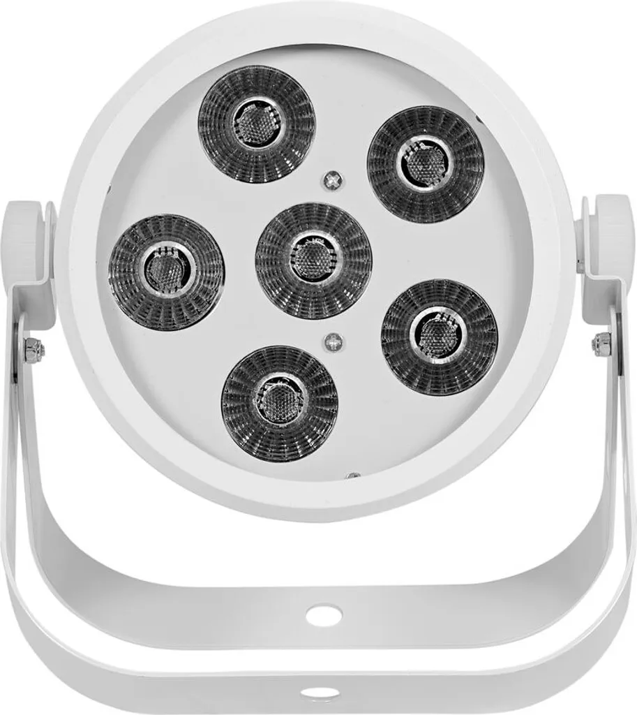 Projecteur LED Mariage et Théâtre Eurolite Silent Par 6 QCL Blanc