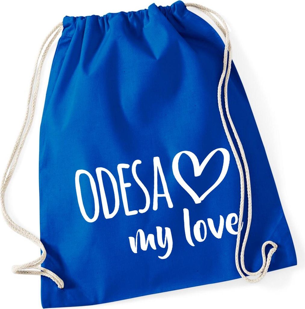 Huuraa Turnbeutel Odesa my love 12 Liter Bright Royal Produktbild 