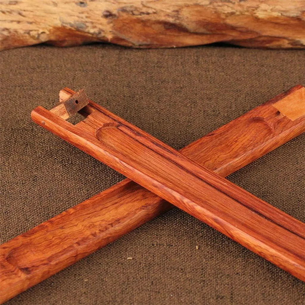 Porte-encens hêtre réglable pour méditation et yoga - Asvanger bois fleurs