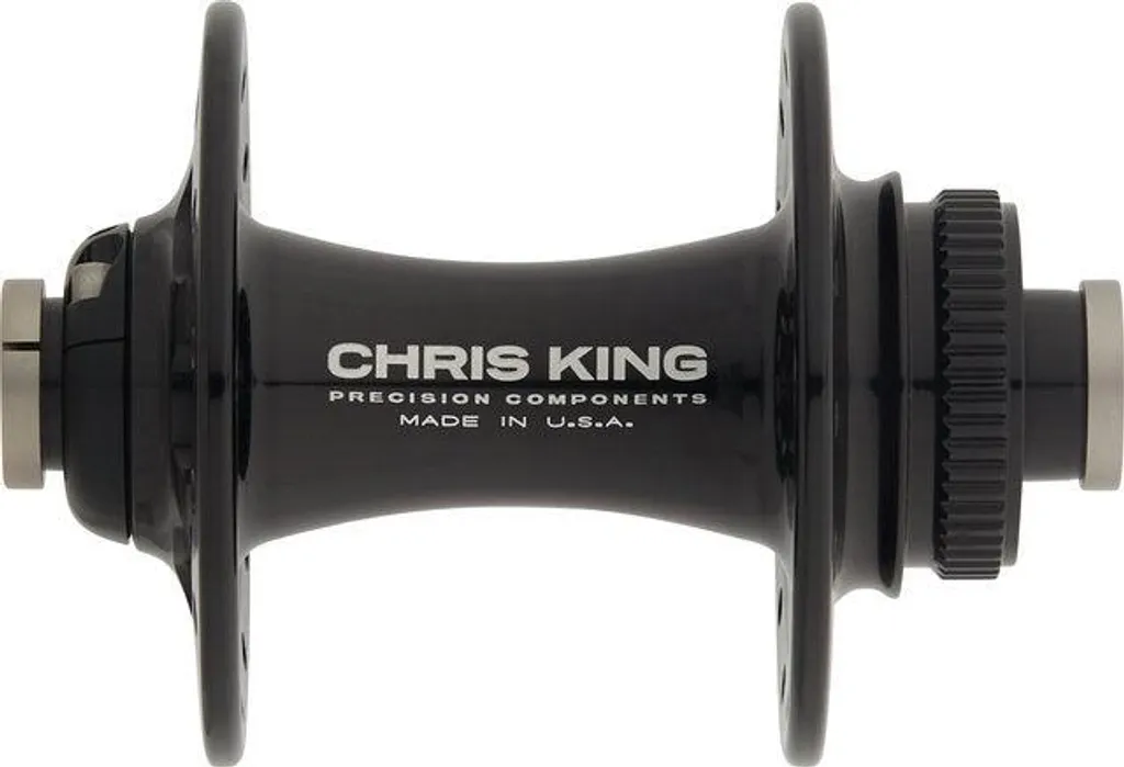 Moyeu Chris King R45D Argent pour montage de roue disque route et gravel