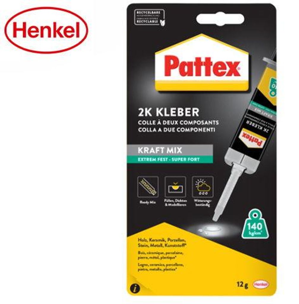 PATTEX 2K Kraft-Mix Extrem Fest, PK6FS, Spritze, 12 g Produktbild 