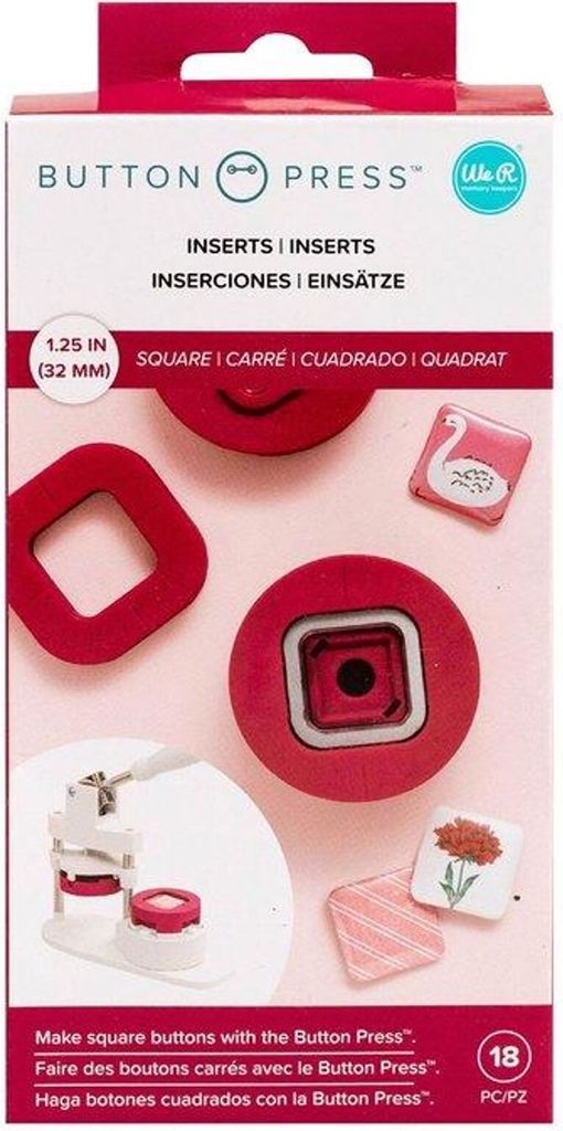 We R Memory Keepers | Button press Square insert