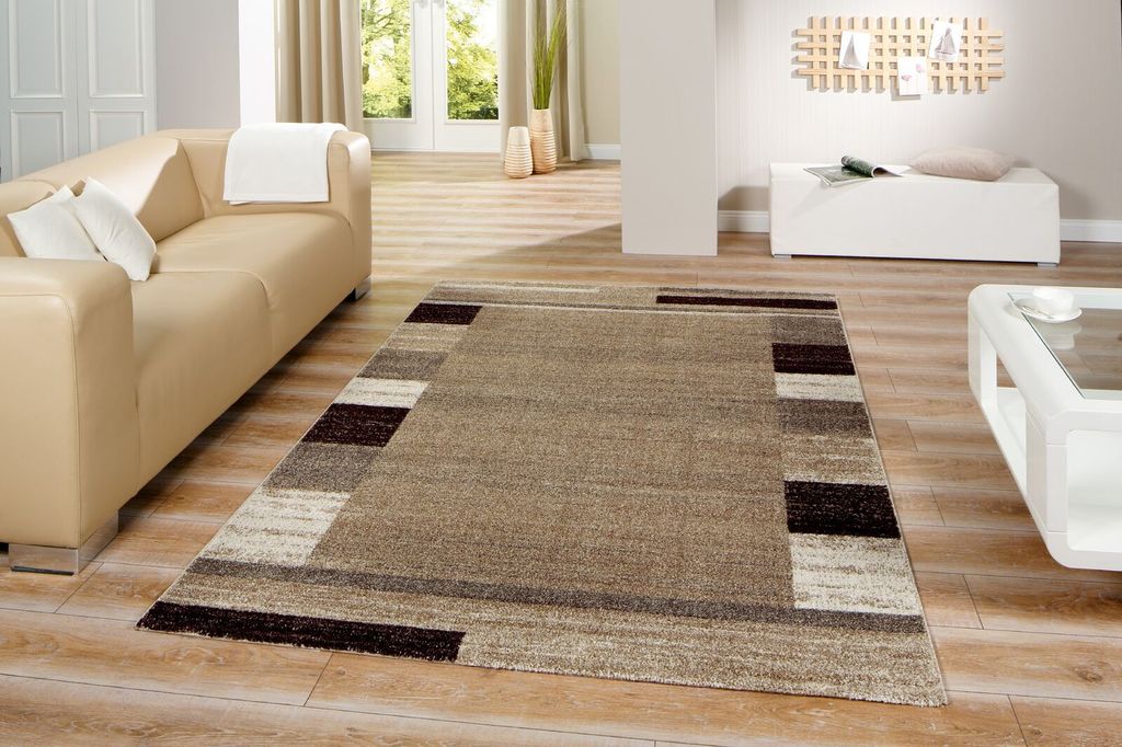 Design Teppich beige-grau 240 cm x 340 cm beige-grau ca. 240 cm x 340 cm