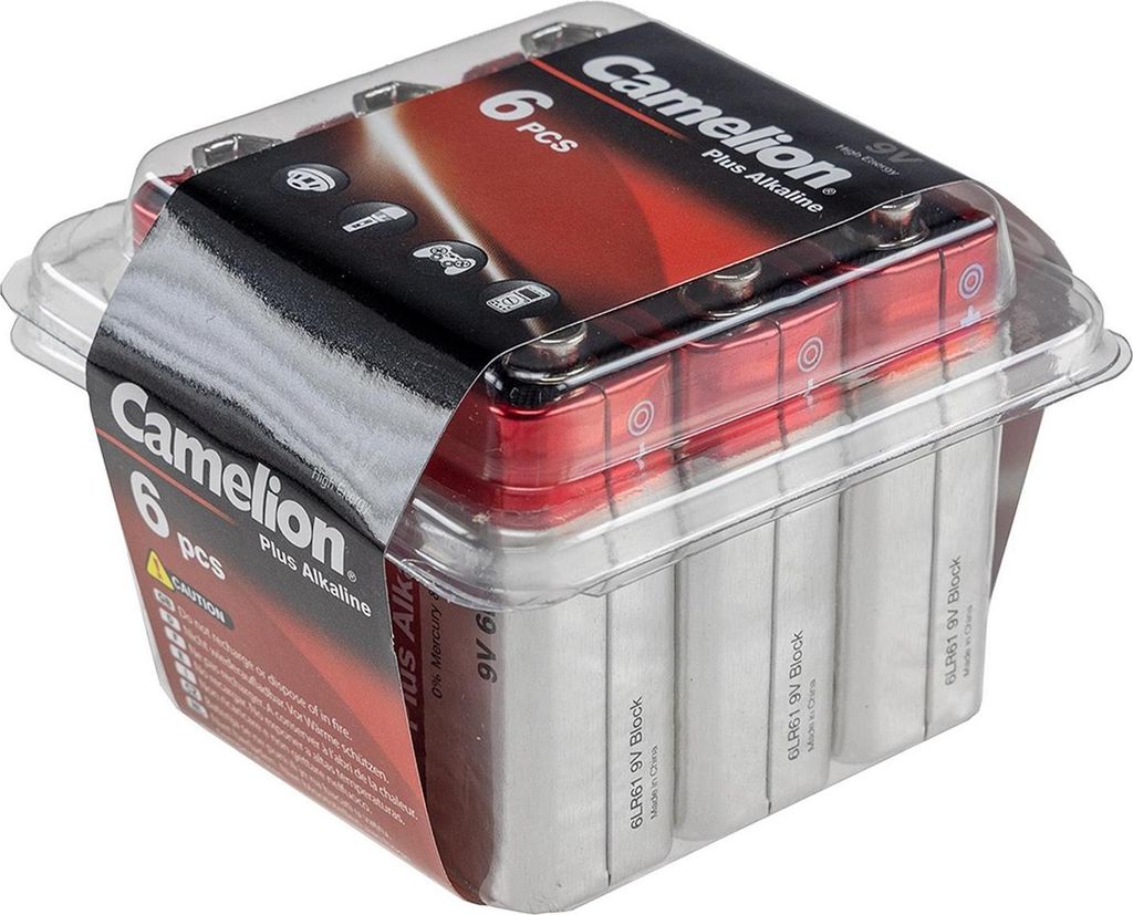 Camelion 11100622 - Batterie alcaline box 6LF22/9Volt Block Immagine del prodotto 