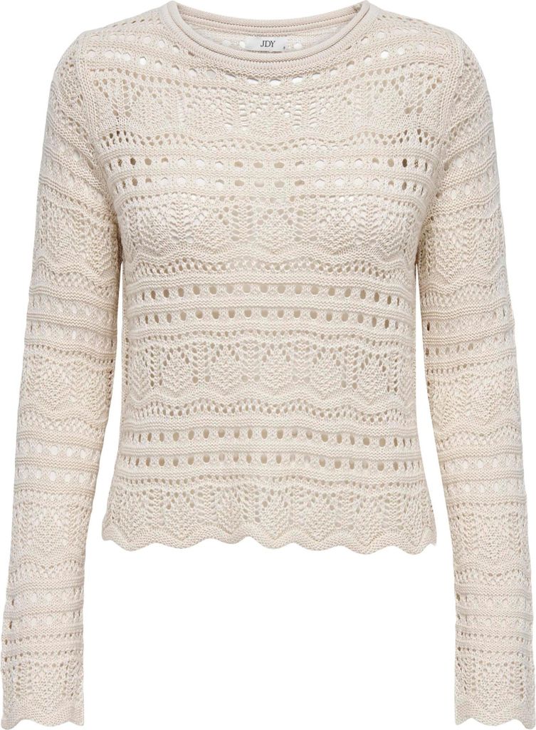 JDY Weicher Pullover Strick Muster Design Top Legereres Oberteil Größe: XS