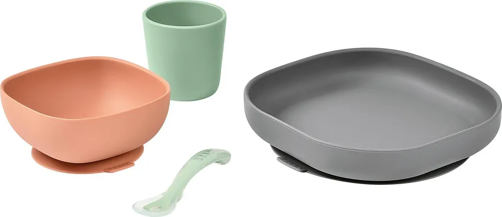 Service de table complet 4 pièces blanc pur - Vaisselle en porcelaine