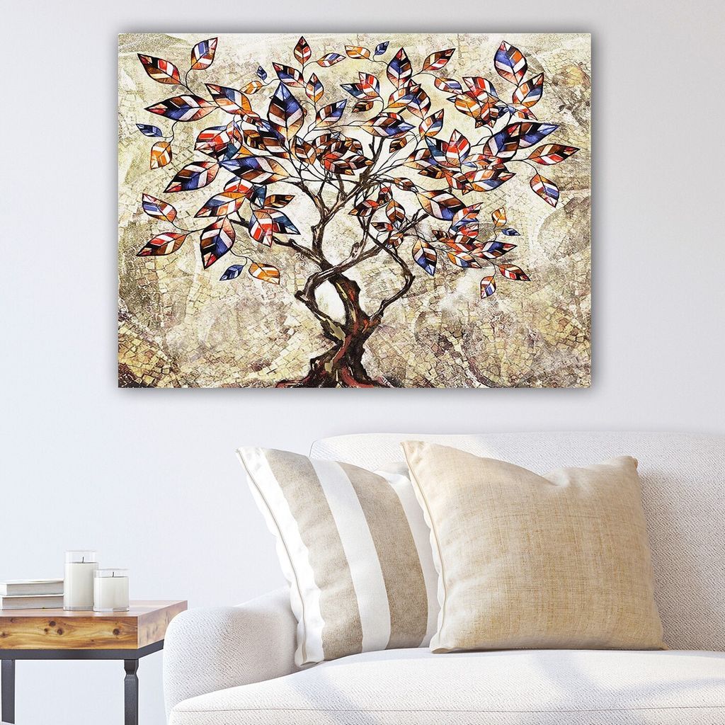 Wallity, 674730685_70100- HPE2680, Bunt, Leinwandbilder, 70 x 100 cm, 100% Leinwand
