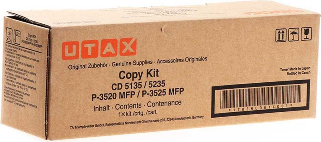 Utax 613511010 Schwarz Toner - Original - Tonereinheit Produktbild 