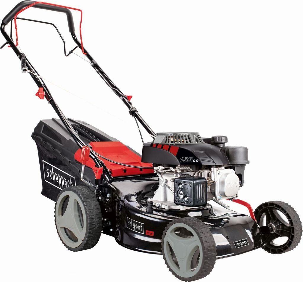 Scheppach Benzin-Rasenmäher MS132-42 SE Rasentrimmer Gartenpflege
