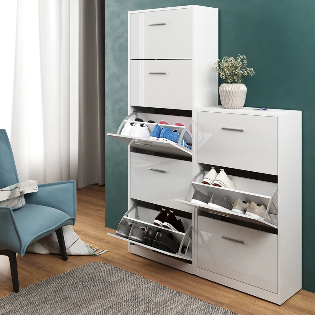 Fini le désordre avec le meuble à chaussures Vicco Gizmo compact et design - 8