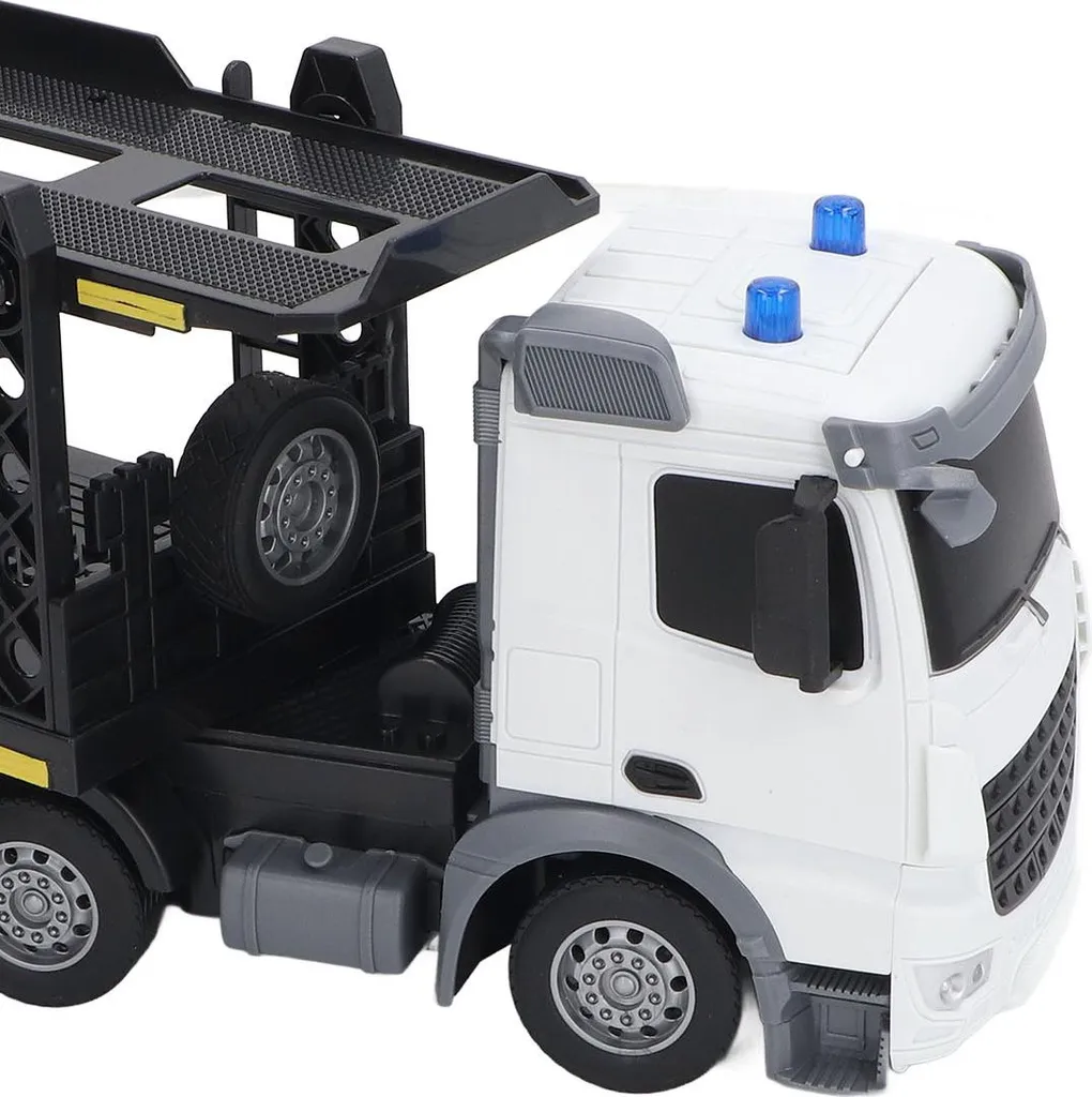 Remorque télécommandée RC carrosserie 2 niveaux avec lumières LED USB
