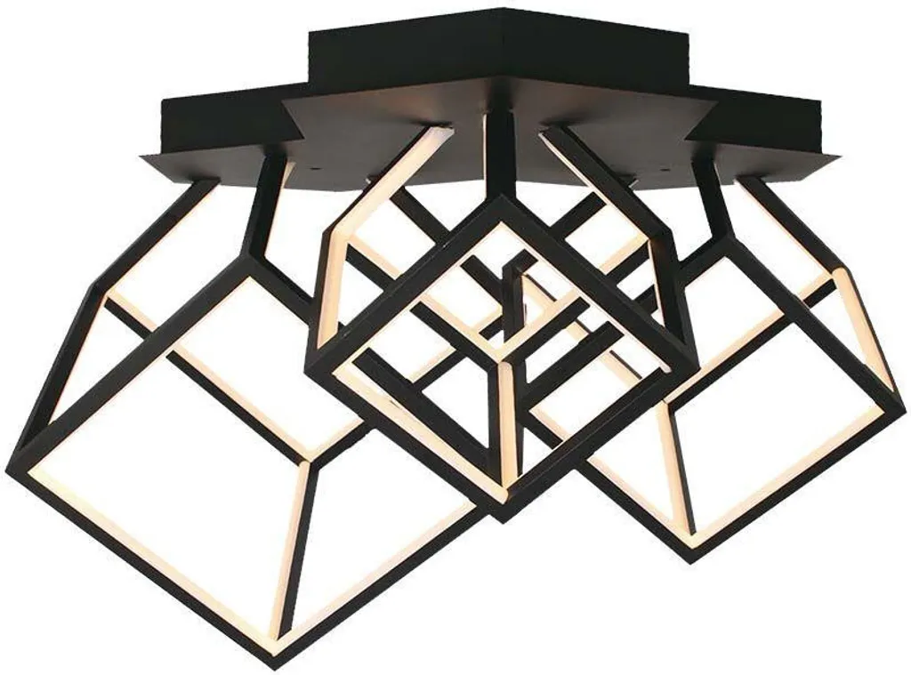 Plafonnier LED Dimmable Noir 3000K V-TAC VT-7921-15342 Design Moderne