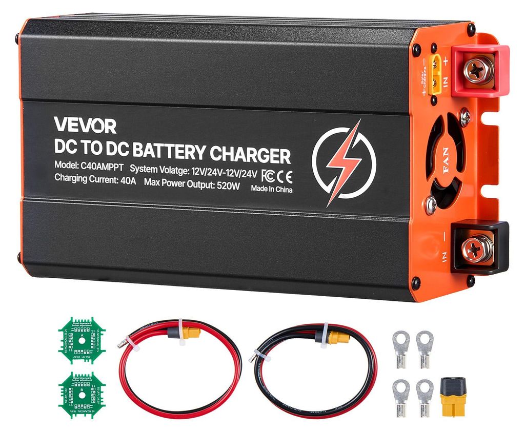 Caricabatterie DC-DC VEVOR con MPPT da 520 W e 40 A, Immagine del prodotto 