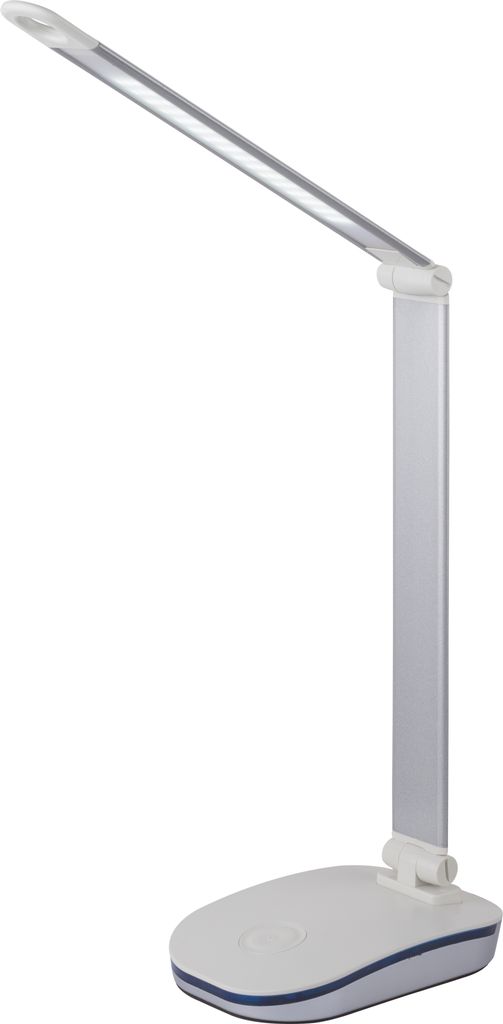 Globo Lighting|Tischleuchte Kunststoff silberfarben, LED