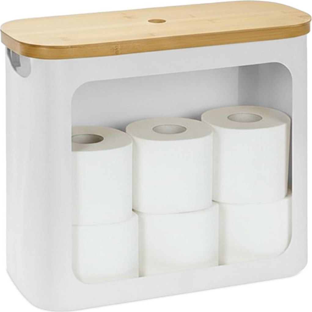 Toilettenpapierhalter, Stoff, fasst 12 Rollen