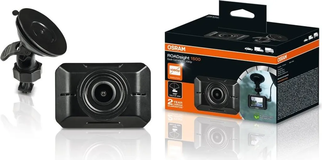 Dashcam OSRAM ROADsight 15 pour voiture et utilitaire - Full HD 1080p