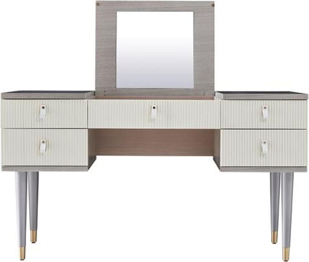 Luxus Schminktisch Design Tische Kosmetik Frisier Spiegel Konsole Schlafzimmer